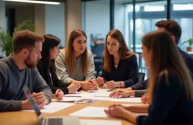 Photo of the Kala Connect Media team in a professional setting